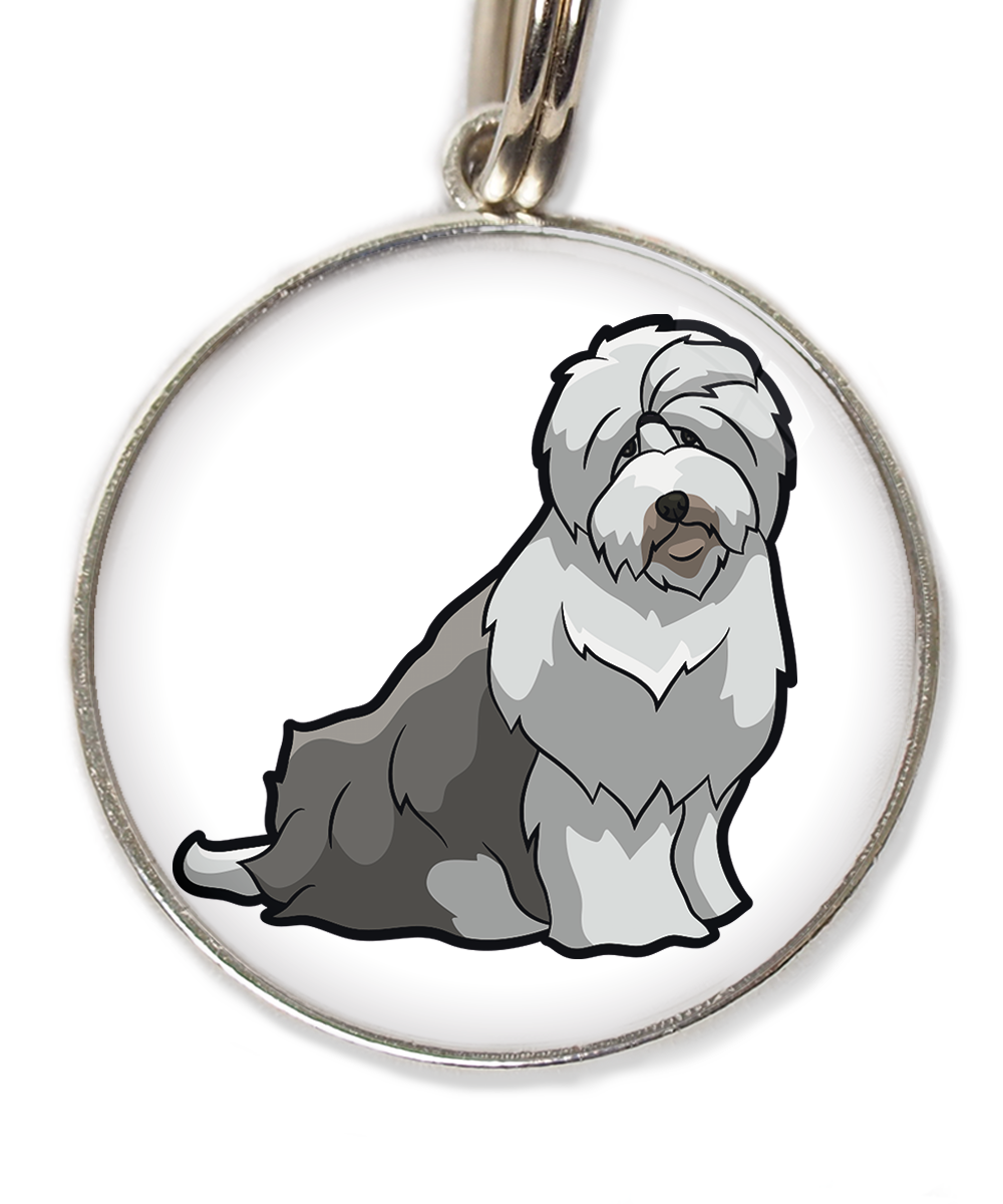 bobtail-huisdierpenning-wit