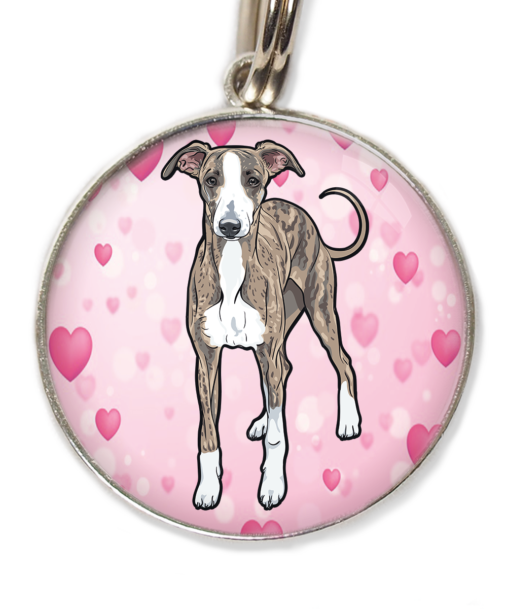 greyhound-huisdierpenning-hartjes