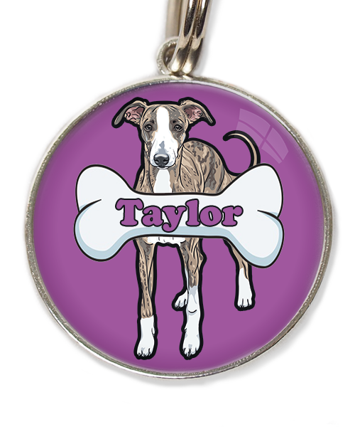 greyhound-met-naam-been-huisdierpenning-lilla