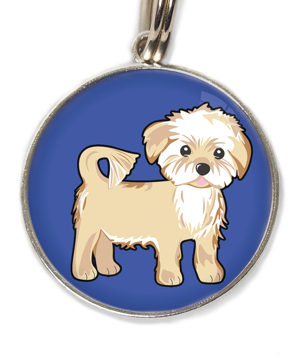 havanese-huisdierpenning-blauw