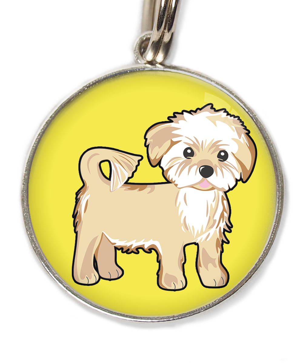 havanese-huisdierpenning-geel