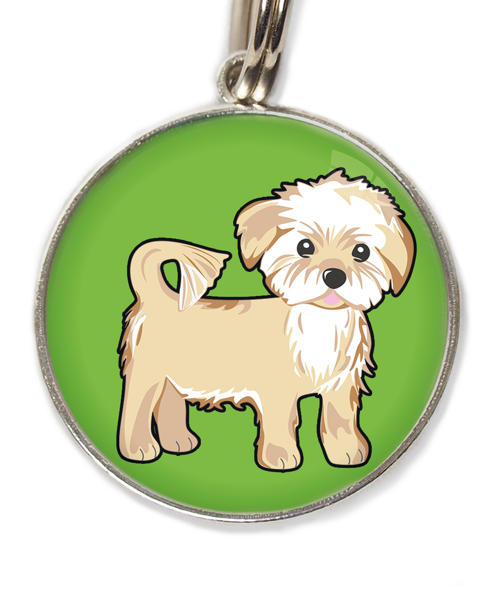 havanese-huisdierpenning-groen