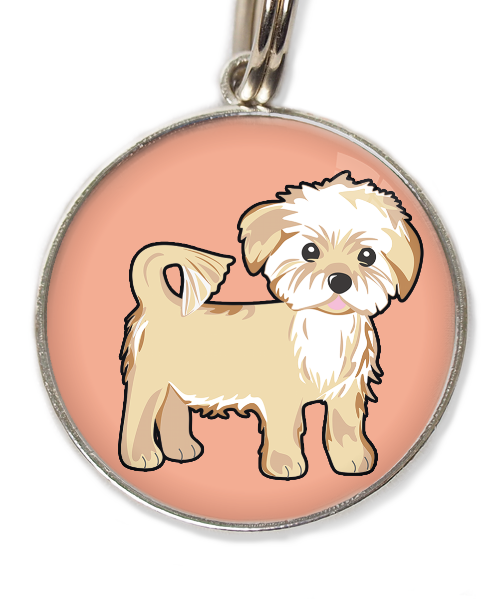 havanese-huisdierpenning-peach