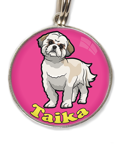 shih-tzu-met-naam-los-huisdierpenning-fushia