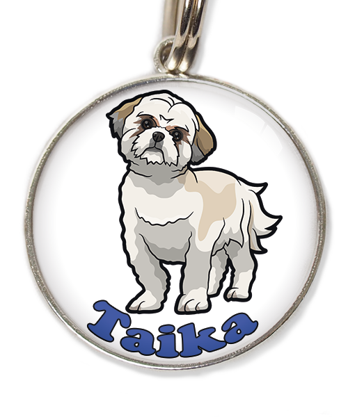 shih-tzu-met-naam-los-huisdierpenning-wit
