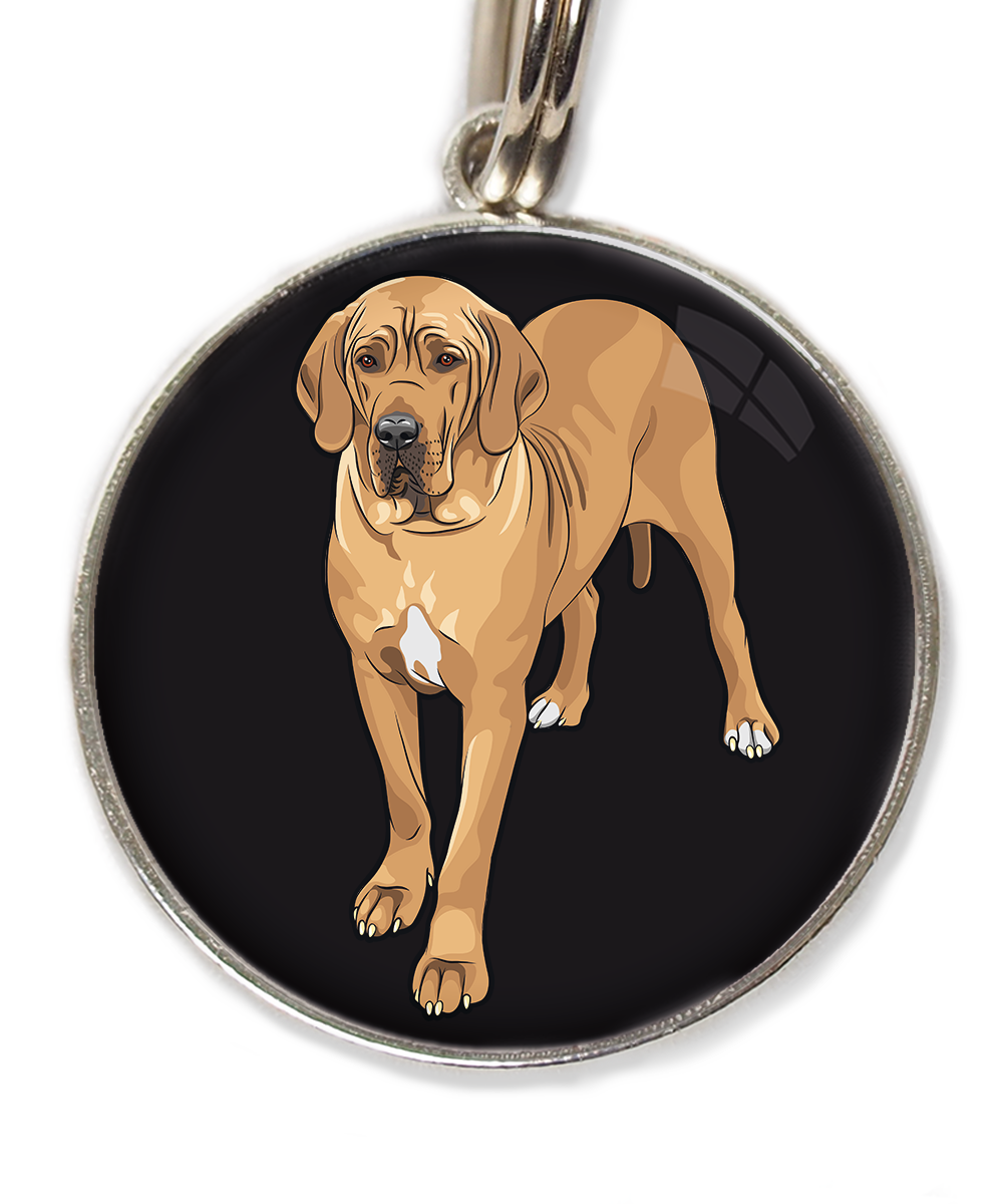 deense-dog-freepik-huisdierpenning-zwart