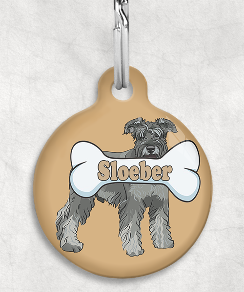 schnauzer-Naam-Been-huisdierpenning-beige-1