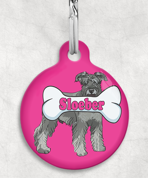 schnauzer-Naam-Been-huisdierpenning-fushia-1