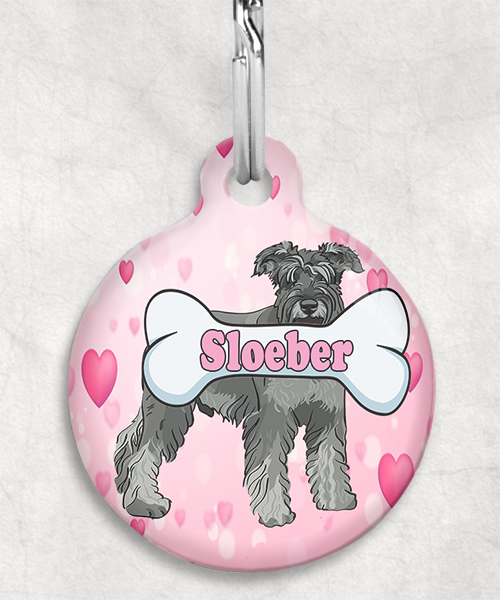 schnauzer-Naam-Been-huisdierpenning-hartjes-1