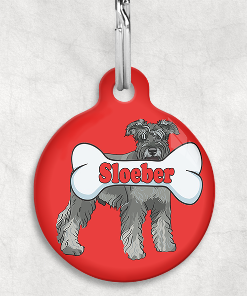 schnauzer-Naam-Been-huisdierpenning-rood-1