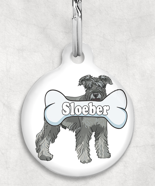 schnauzer-Naam-Been-huisdierpenning-wit-1