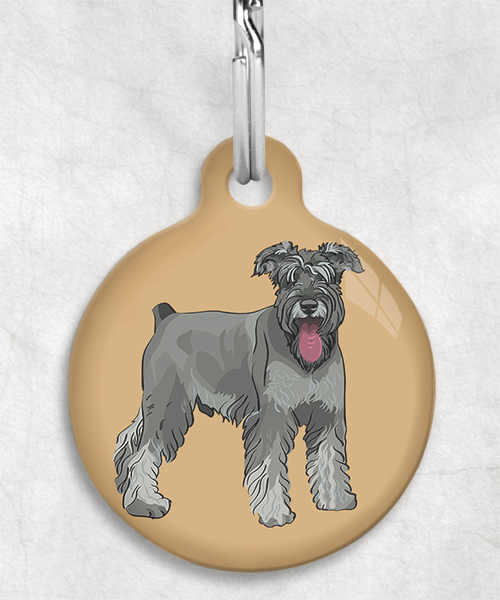 schnauzer-Zonder-Naam-huisdierpenning-beige