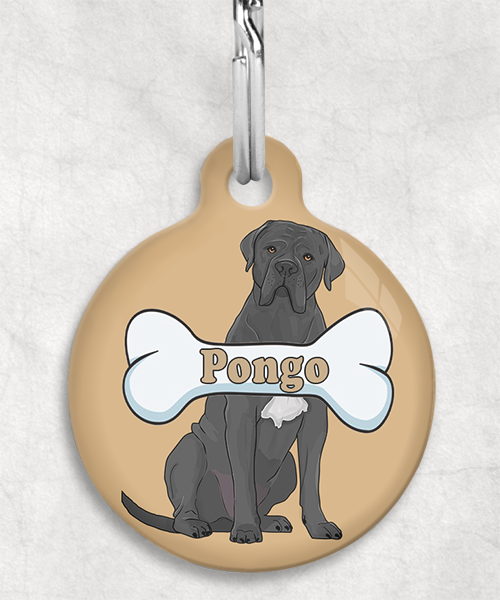 cane-corso-naam-been-huisdierpenning-beige