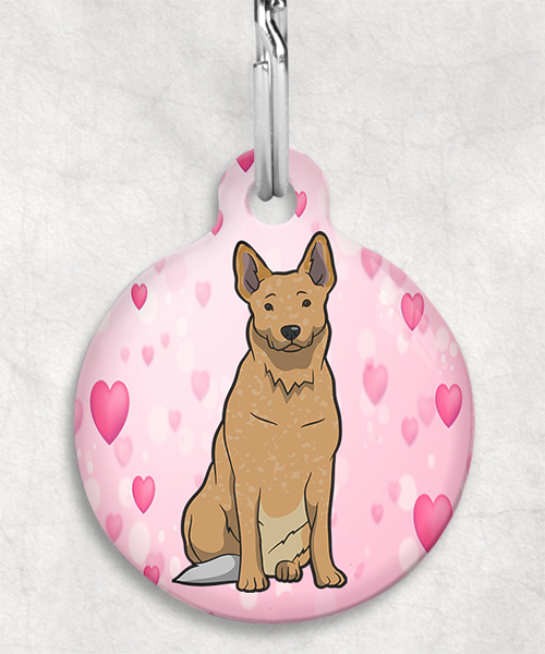 cattle-dog-bruin-zonder-naam-huisdierpenning-hartjes