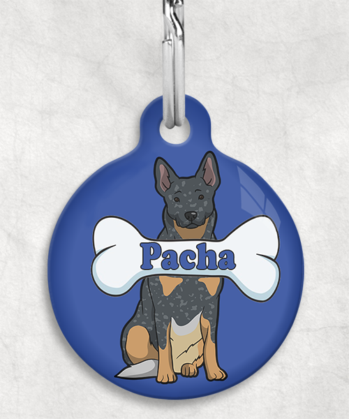 cattle-dog-naam-been-huisdierpenning-blauw