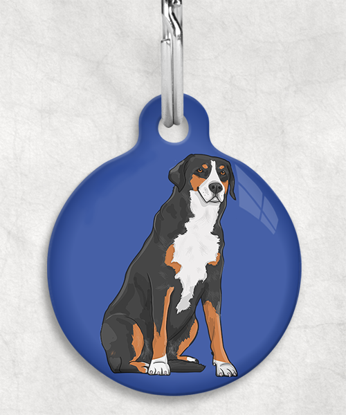 appenzeller-sennenhond-zonder-naam-huisdierpenning-blauw