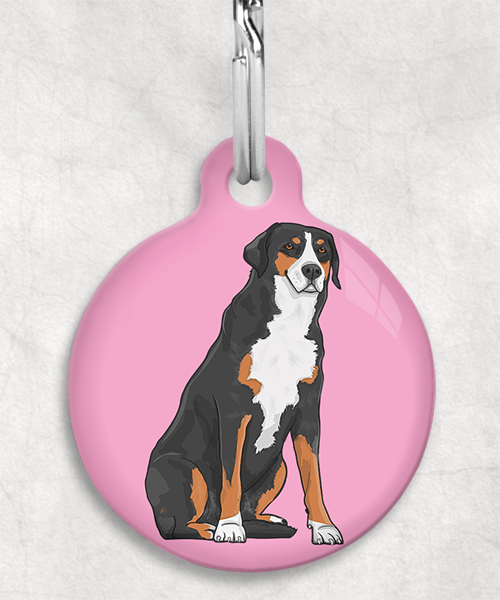 appenzeller-sennenhond-zonder-naam-huisdierpenning-lichtroze