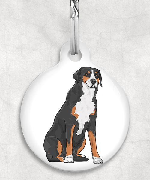 appenzeller-sennenhond-zonder-naam-huisdierpenning-wit