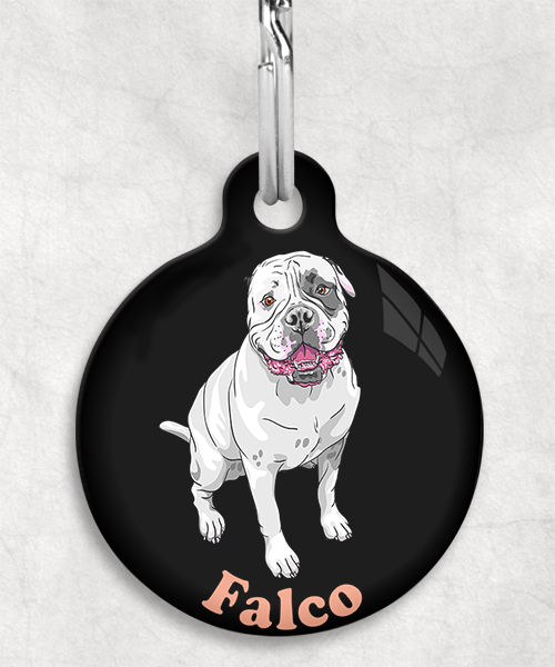 amerikaanse-bulldog-naam-los-huisdierpenning-zwart-2