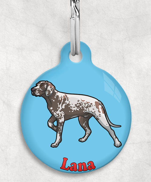 duitse-staande-donkerbruin-naam-los-huisdierpenning-lichtblauw