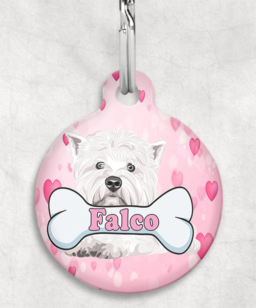 westie-naam-been-huisdierpenning-hartjes