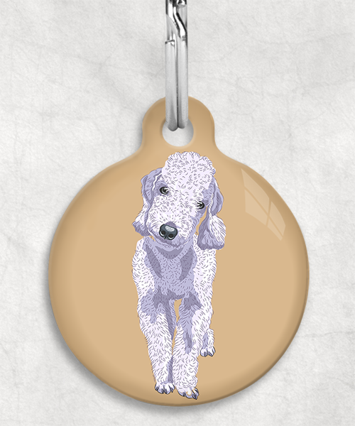 bedington-grijs-terrier-zonder-naam-huisdierpenning-beige