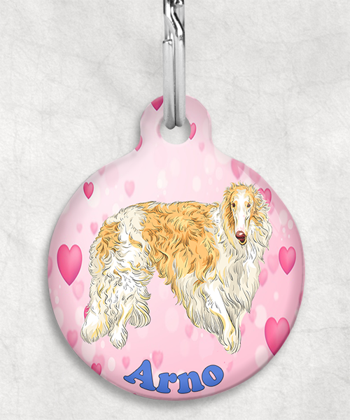 borzoi-naam-los-huisdierpenning-hartjes