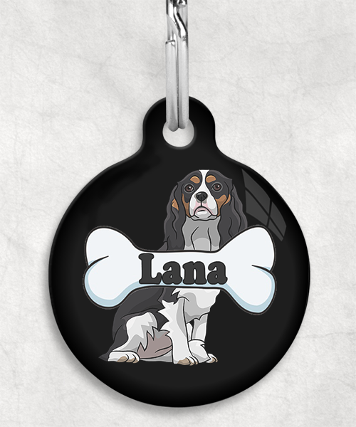 cavalier-naam-been-huisdierpenning-zwart-2