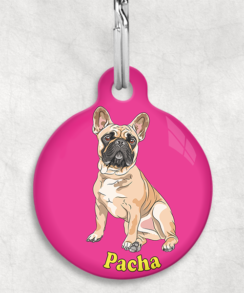 franse-bulldog-bruin-freepik-naam-los-huisdierpenning-fushia