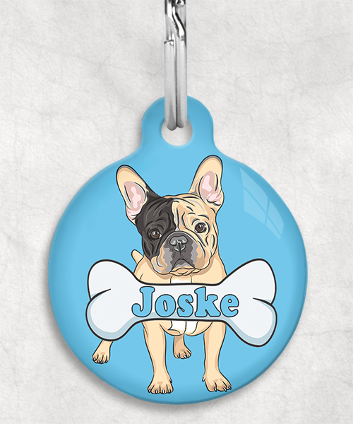 franse-bulldog-bruin-zwart-naam-been-huisdierpenning-lichtblauw