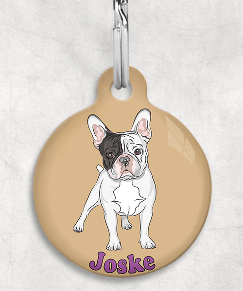 franse-bulldog-bruin-zwart-wit-naam-los-huisdierpenning-beige