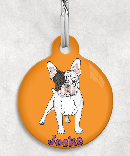 franse-bulldog-bruin-zwart-wit-naam-los-huisdierpenning-oranje