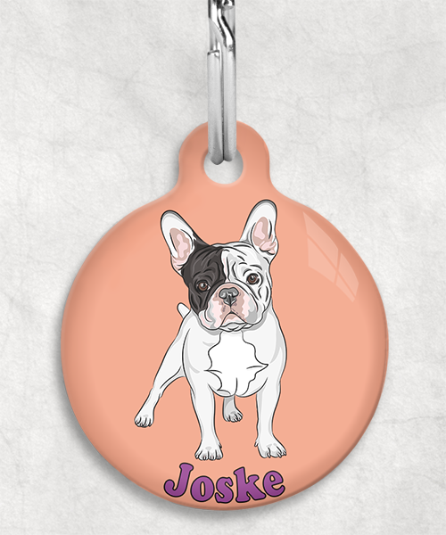 franse-bulldog-bruin-zwart-wit-naam-los-huisdierpenning-peach