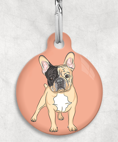 franse-bulldog-bruin-zwart-zonder-naam-huisdierpenning-peach