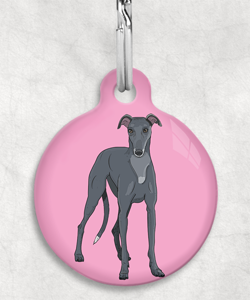 galgo-zwart-zonder-naam-huisdierpenning-lichtroze