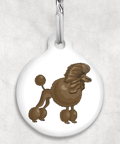 koningspoedel-bruin-freepik-zonder-naam-huisdierpenning-wit