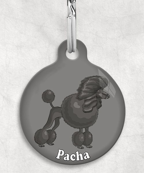 koningspoedel-zwart-freepik-naam-los-huisdierpenning-lichtgrijs