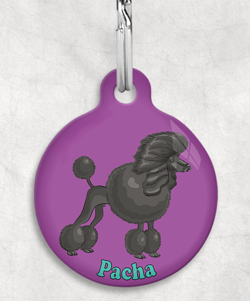 koningspoedel-zwart-freepik-naam-los-huisdierpenning-lilla