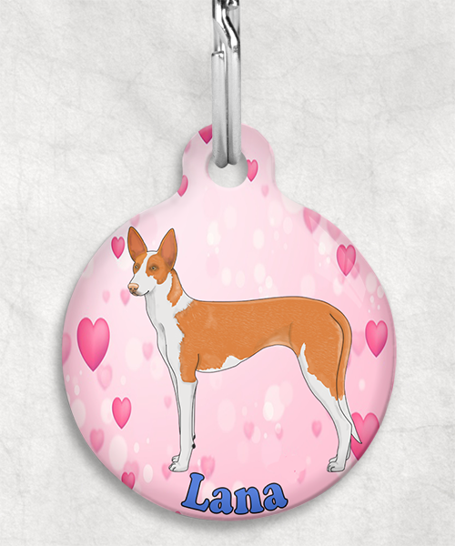 podenco-licht-oranje-naam-los-huisdierpenning-hartjes