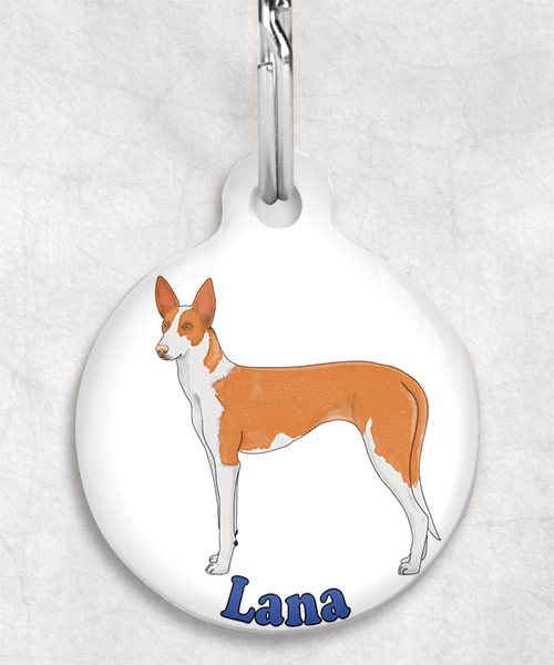 podenco-licht-oranje-naam-los-huisdierpenning-wit