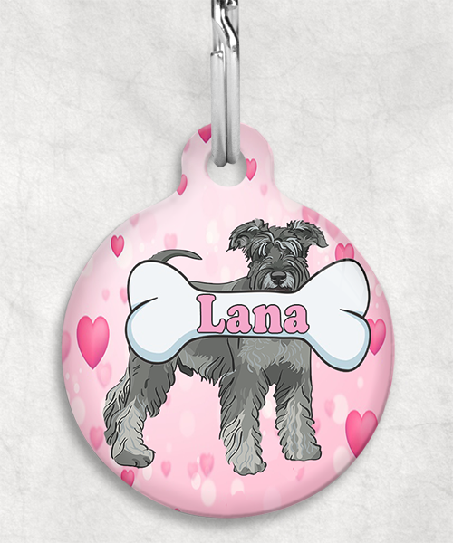 schnauzer-met-staart-naam-been-huisdierpenning-hartjes