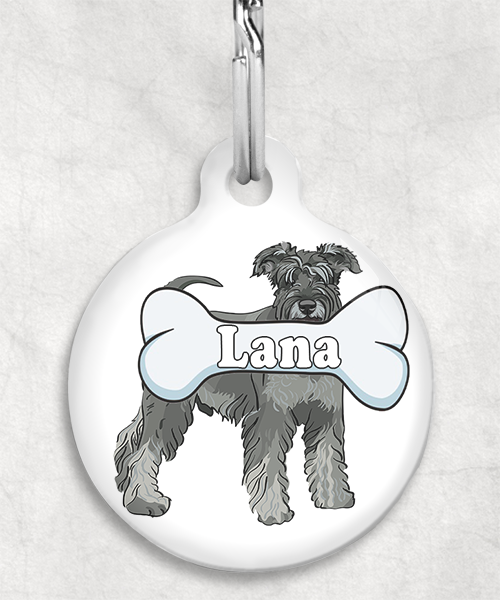 schnauzer-met-staart-naam-been-huisdierpenning-wit