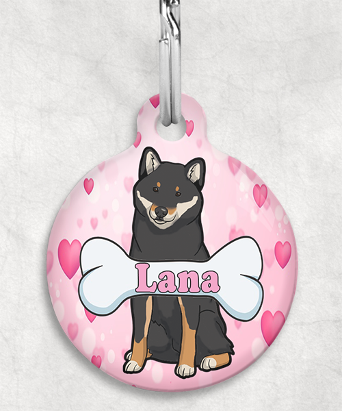 shina-ibu-tricolor-naam-been-huisdierpenning-hartjes