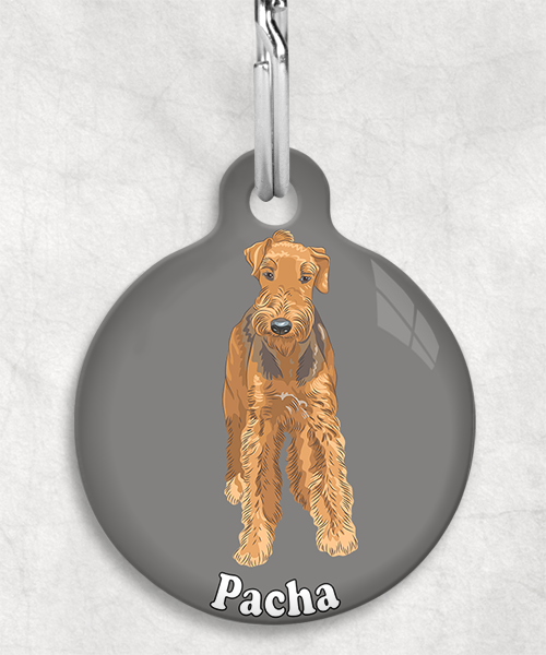 airedale-terrier-naam-los-huisdierpenning-lichtgrijs