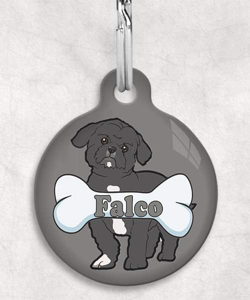 shihtzu-naam-been-huisdierpenning-lichtgrijs