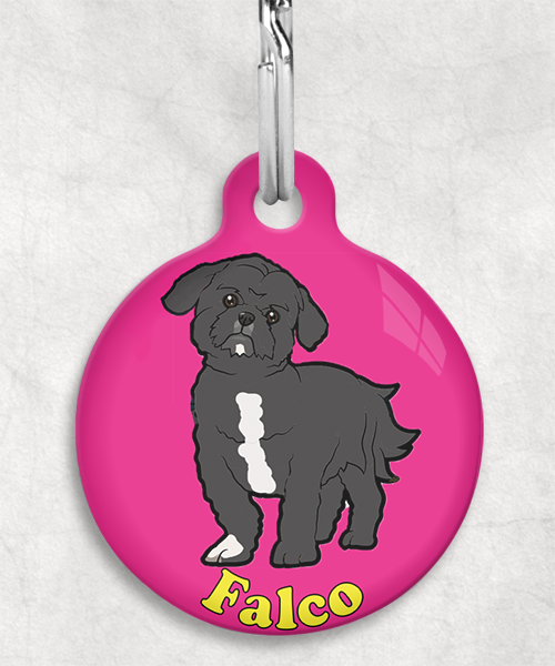 shihtzu-naam-los-huisdierpenning-fushia