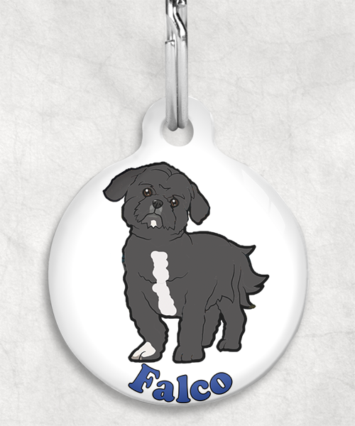 shihtzu-naam-los-huisdierpenning-wit