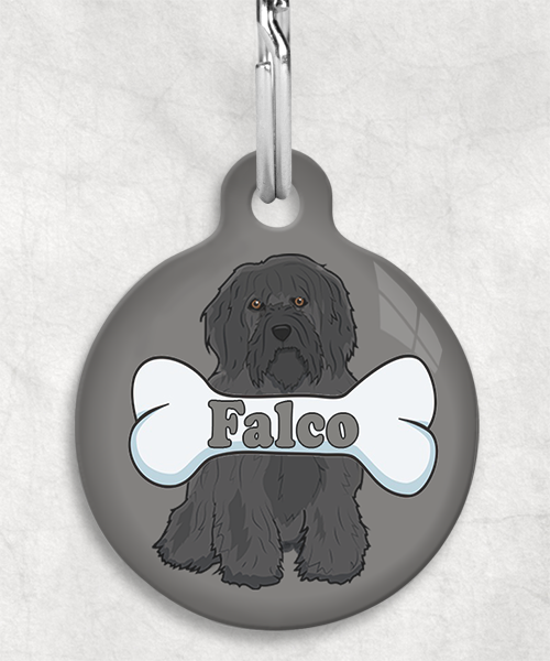 tibetaanse-terrier-zwart-naam-been-huisdierpenning-lichtgrijs