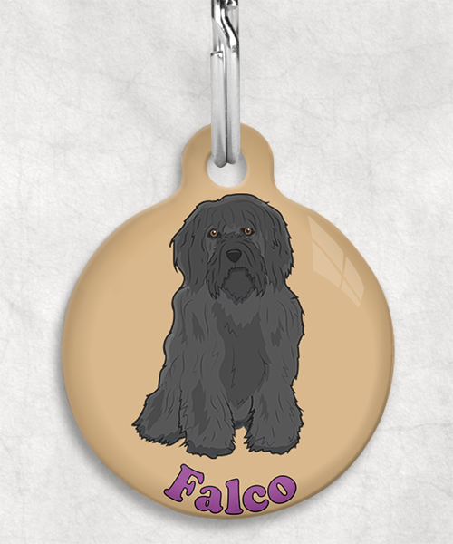 tibetaanse-terrier-zwart-naam-los-huisdierpenning-beige