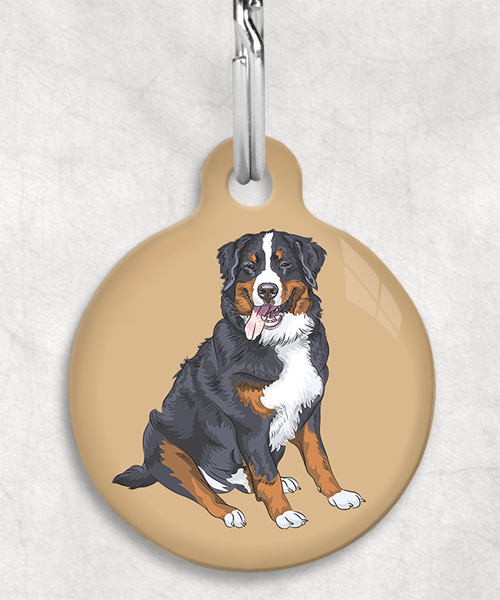 berner-sennen-zonder-naam-huisdierpenning-beige